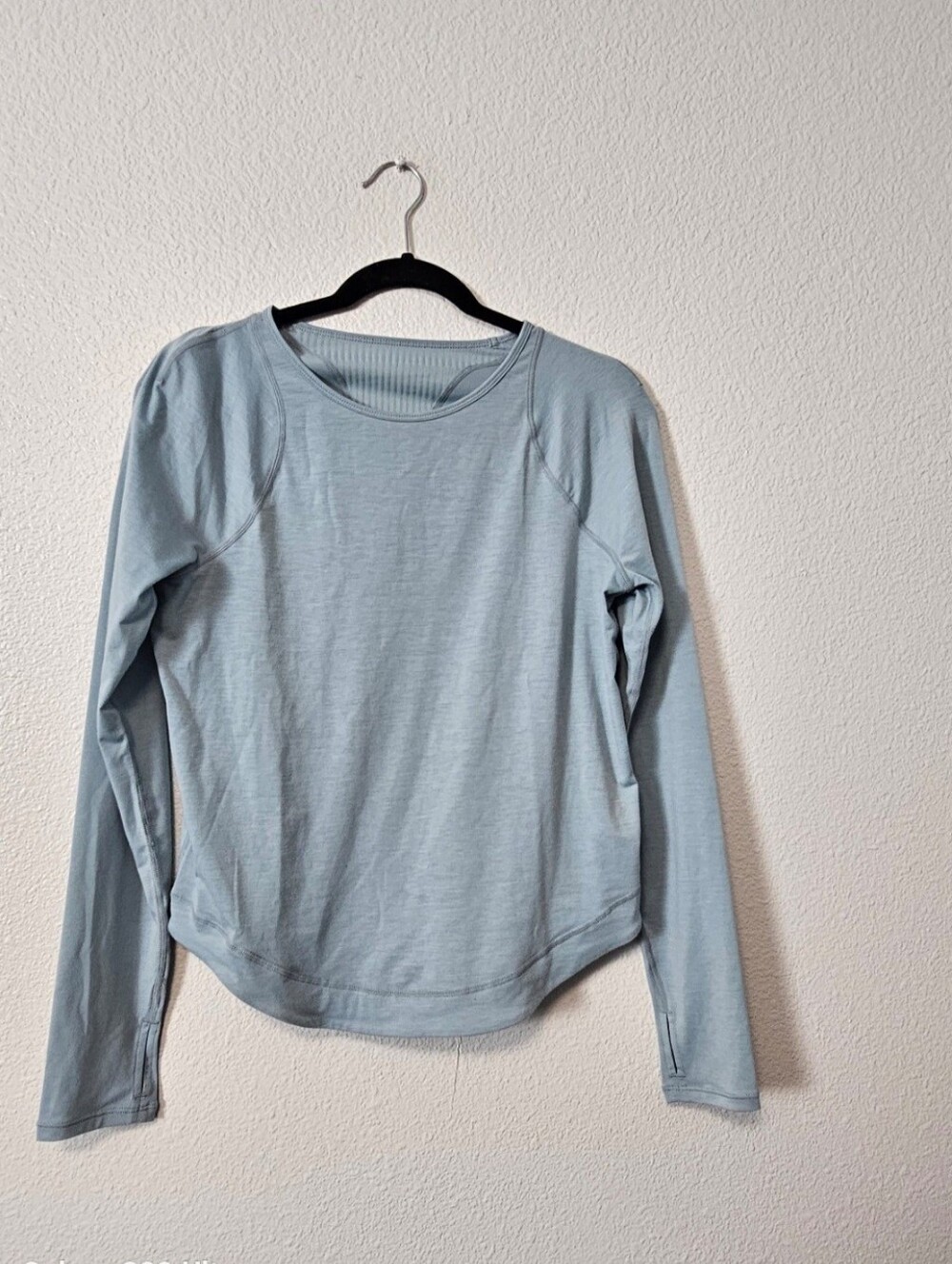 Sweaty Betty Light Blue Long Sleeve Top Sz XS